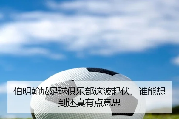 伯明翰城足球俱乐部这波起伏，谁能想到还真有点意思